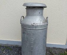 aluminium milk churn
