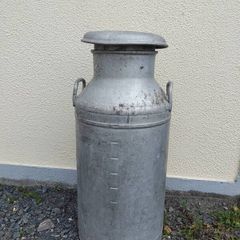 aluminium milk churn