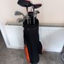 slazenger golf clubs and bag.  Right handed clubs Image 2