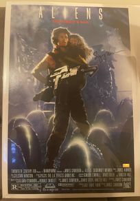 Sigourney Weaver Autograph Aliens 16x24 Poster