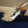 Silver Diamonte Occasion Shoes Image 3