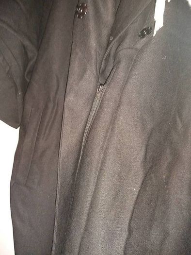 Black wool mix Coat