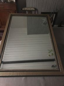 Black and Gold Mirror
