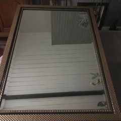 Black and Gold Mirror