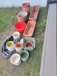 assorted pots
