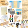 Candle Making Kit SOYA Wax Melt Starter Kit Candle Making Kits for Adults & Candle Making Kits for Children - with Candle Wicks, Candle Holder and Wax Melter for Candle Making Image 2