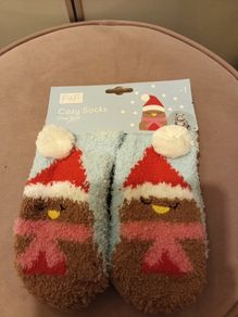Cosy Christmas ladies socksOne Size