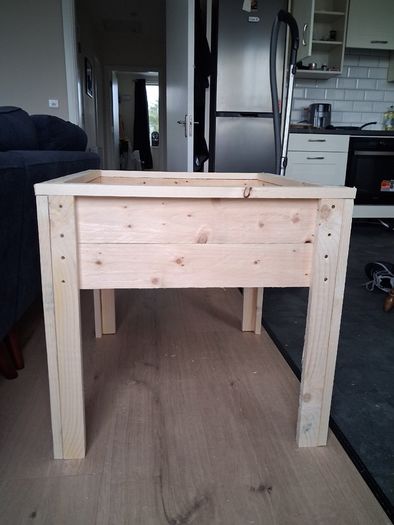 Handmade Raised Wooden Planter