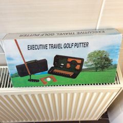Four Piece Travel Right Handed Golf Putter In Carry Case. Ladies Or Gents Foldable Golf Putter Plus Golf Hole. Ideal Fathers Day Gift Sunday 9th Of June.