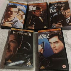 James Bond Vhs Cassettes