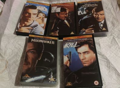 James Bond Vhs Cassettes