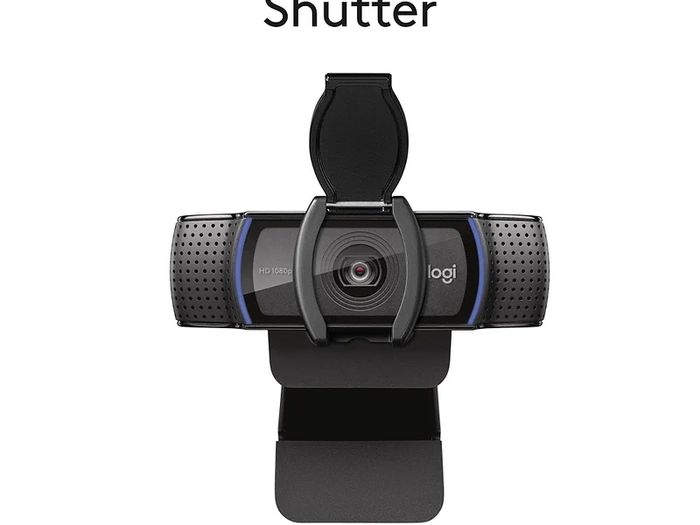 HD Pro Webcam, Full HD 1080p/30fps Video Calling, Clear Stereo Audio, HD Light Correction, Privacy Shutter, Streaming, Works With Skype,Zoom,FaceTime, PC/Mac/Laptop/Tablet/XBox - Black