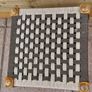 Vintage Woven Sugan Stool Image 4