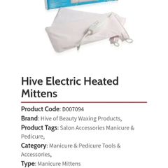 Hive Electric heated hand mittens