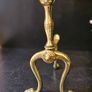 Vintage Brass Fire Dog Image 3