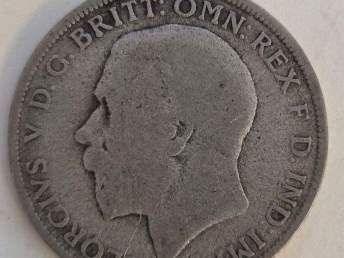5x .5 Silver Florins 1920 - 1945 Coins 2 Shilling 1 Shilling 6 Coins.