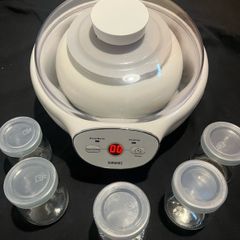 Duronic Electric Yoghurt Maker with 5 Glass Fully Working