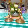 Vintage Brass Candlesticks Image 3