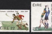 1984 Ireland Centenary of the GAA (Gaelic Athletic Association) Commemorative Stamps Mint Never Hinged (MNH).