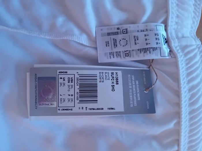 Man Utd Shorts White Bnib Xxl