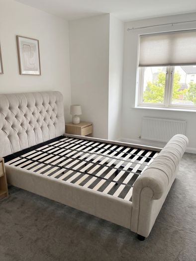 Double Bed Frame with Headboard