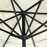 Outdoor Parasol with Aluminium Pole 600 cm Sand White Image 2