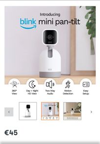 Blink Wi-fi Indoor Fixed Smart camera in White