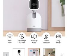 Blink Wi-fi Indoor Fixed Smart camera in White