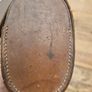 Rough Estimate of 35/40 grams of Antique Silver Brushes and Leather Case Image 3