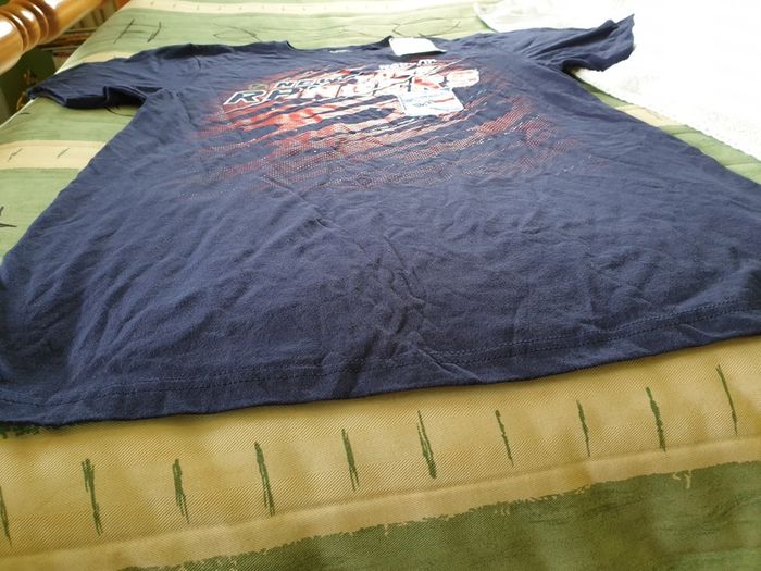 New York Rangers NHL Navy T-Shirt Medium Adult Reebok Hockey Shirt