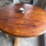 Solid oak dining table Image 6