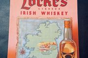 Lockes Kilbeggan whiskey show card