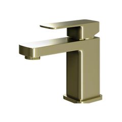 Mono Basin Mixer Tap | Brushed Brass (Gold)
