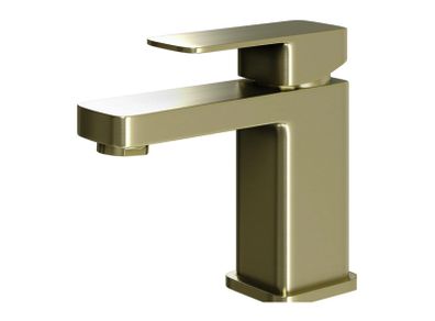 Mono Basin Mixer Tap | Brushed Brass (Gold)