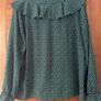 Green polka dot top Image 5