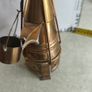Vintage Kenyan Brass Coffee Pot Dallah Set / African Travelling Kettle Image 4