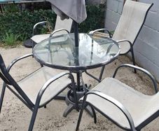table and chairs