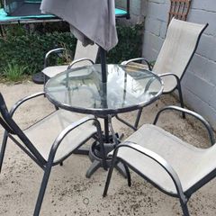 table and chairs