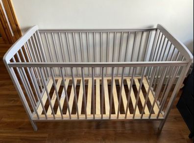 Grey Baby Elegance Cot