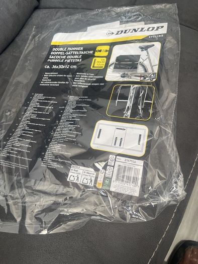 Dunlop pannier bike bag