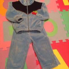 Boy velour track siut