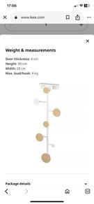 2 x Ikea door hanger (brand new)