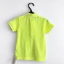 New Dunnes Stores Bright Neon Yellow Polo Shirt Image 2