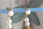 Vintage Earrings Gold tone Baubles