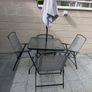 Outdoor glass table Image 2