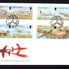 1997 Isle of Man Manx Aircraft Commemorative Stamps First Day Cover (FDC)