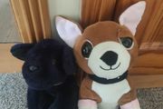 Bundle of 2 Soft Toy Dogs Keel Toys and Primark Plushies