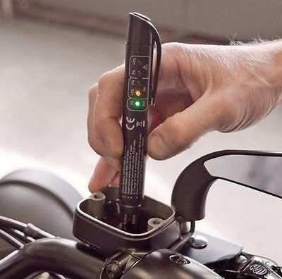 Brake Fluid Tester Pen LED Moisture Water Compact Tool Check Indicator Oil Test
