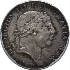 1813 silver 10 Pence Irish Bank Token AU50