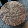 Mid century round copper top coffee table Image 2
